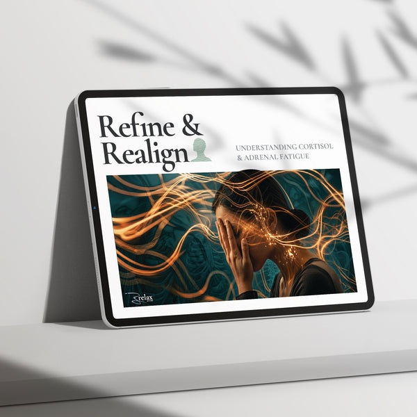 Refine and Realign Understanding Cortisol and Adrenal Fatigue digital guide — for people who are always tired but labs are normal
